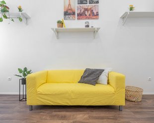 Мебель в желтых тонах – вызов стандартным решениям в Дегтярске - degtyarsk.magazinmebel.ru | фото
