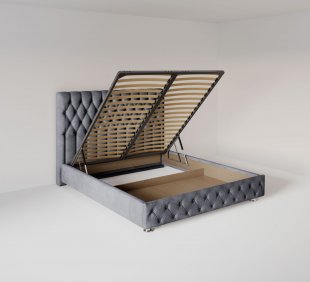 Кровать Версаль 1.2 м с подъемным механизмом в Дегтярске - degtyarsk.magazinmebel.ru | фото - изображение 4