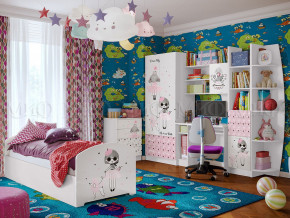 Детская комната Юниор-2 Мальвина в Дегтярске - degtyarsk.magazinmebel.ru | фото