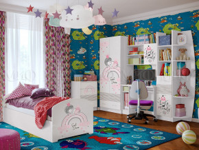 Детская комната Юниор-2 Принцесса 1 в Дегтярске - degtyarsk.magazinmebel.ru | фото - изображение 1