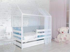 Детская кровать Домик Эко с ящиками белый в Дегтярске - degtyarsk.magazinmebel.ru | фото - изображение 2