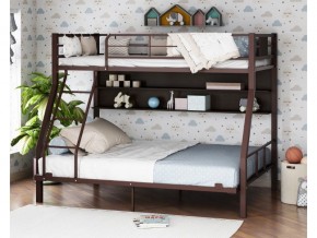 Двухъярусная кровать Гранада-1П 140 коричневый в Дегтярске - degtyarsk.magazinmebel.ru | фото
