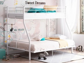 Двухъярусная кровать Гранада-3 140 белый в Дегтярске - degtyarsk.magazinmebel.ru | фото