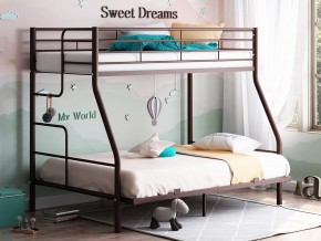 Двухъярусная кровать Гранада-3 140 коричневый в Дегтярске - degtyarsk.magazinmebel.ru | фото
