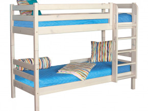 Двухъярусная кровать Соня с прямой лестницей Вариант 9 белая в Дегтярске - degtyarsk.magazinmebel.ru | фото - изображение 2