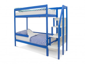 Двухъярусная кровать Svogen с бортиком синий в Дегтярске - degtyarsk.magazinmebel.ru | фото - изображение 1