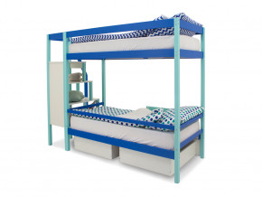 Двухъярусная кровать Svogen с ящиками мятно-синий в Дегтярске - degtyarsk.magazinmebel.ru | фото - изображение 5