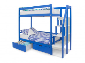 Двухъярусная кровать Svogen с ящиками синий в Дегтярске - degtyarsk.magazinmebel.ru | фото - изображение 2