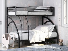 Двухъярусная кровать Виньола 2 Черная в Дегтярске - degtyarsk.magazinmebel.ru | фото