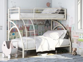 Двухъярусная кровать Виньола 2 слоновая кость в Дегтярске - degtyarsk.magazinmebel.ru | фото