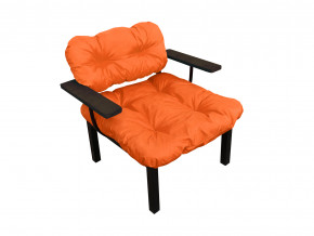 Кресло Дачное оранжевая подушка в Дегтярске - degtyarsk.magazinmebel.ru | фото - изображение 1