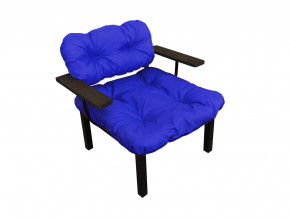 Кресло Дачное синяя подушка в Дегтярске - degtyarsk.magazinmebel.ru | фото