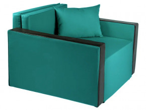 Кресло-кровать Милена с подлокотниками рогожка emerald в Дегтярске - degtyarsk.magazinmebel.ru | фото - изображение 1