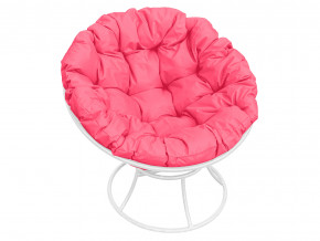 Кресло Папасан без ротанга розовая подушка в Дегтярске - degtyarsk.magazinmebel.ru | фото - изображение 1