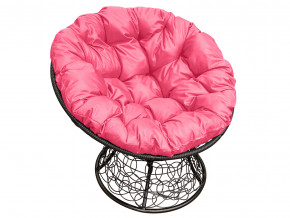 Кресло Папасан с ротангом розовая подушка в Дегтярске - degtyarsk.magazinmebel.ru | фото