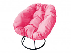 Кресло Пончик без ротанга розовая подушка в Дегтярске - degtyarsk.magazinmebel.ru | фото