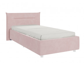Кровать Альба 900 велюр нежно-розовый в Дегтярске - degtyarsk.magazinmebel.ru | фото
