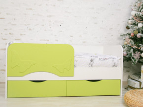 Кровать Бабочка белый/салатовый софт в Дегтярске - degtyarsk.magazinmebel.ru | фото - изображение 1