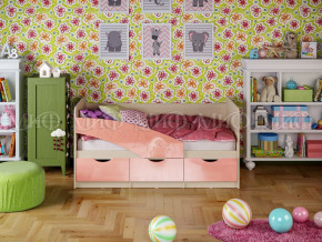 Кровать Бабочки 1600 Розовый металлик в Дегтярске - degtyarsk.magazinmebel.ru | фото