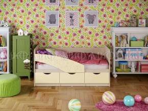 Кровать Бабочки 1600 Ваниль в Дегтярске - degtyarsk.magazinmebel.ru | фото - изображение 1