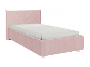 Кровать Бест 900 велюр нежно-розовый в Дегтярске - degtyarsk.magazinmebel.ru | фото - изображение 1
