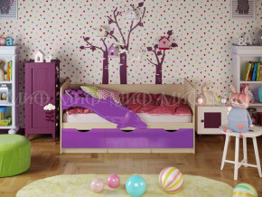 Кровать Дельфин-1 1800 Фиолетовый металлик в Дегтярске - degtyarsk.magazinmebel.ru | фото