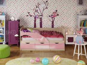 Кровать Дельфин-1 1800 Розовый металлик в Дегтярске - degtyarsk.magazinmebel.ru | фото