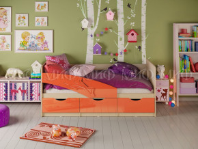 Кровать Дельфин 1600 Оранжевый металлик в Дегтярске - degtyarsk.magazinmebel.ru | фото