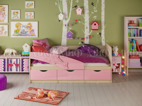 Кровать Дельфин 1600 Розовый металлик в Дегтярске - degtyarsk.magazinmebel.ru | фото