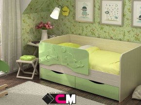 Кровать детская Алиса КР 812 зеленая 1600 в Дегтярске - degtyarsk.magazinmebel.ru | фото