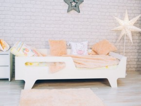 Кровать детская Бэби белая в Дегтярске - degtyarsk.magazinmebel.ru | фото - изображение 1