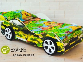 Кровать детская машина Хаки в Дегтярске - degtyarsk.magazinmebel.ru | фото - изображение 2
