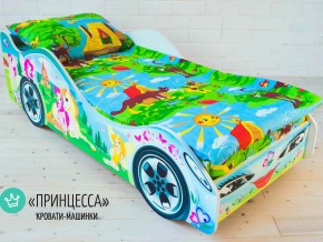 Кровать детская машинка Принцесса в Дегтярске - degtyarsk.magazinmebel.ru | фото