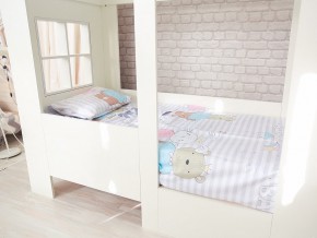 Кровать детская Теремок без ящика белая в Дегтярске - degtyarsk.magazinmebel.ru | фото - изображение 2