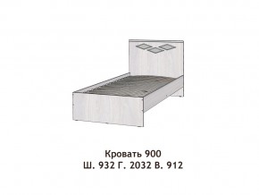 Кровать Диана 900 в Дегтярске - degtyarsk.magazinmebel.ru | фото - изображение 2