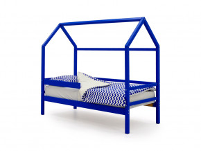 Кровать-домик Svogen с бортиком синий в Дегтярске - degtyarsk.magazinmebel.ru | фото - изображение 1