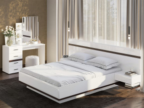 Кровать двойная Соло 1600 Белый в Дегтярске - degtyarsk.magazinmebel.ru | фото - изображение 2