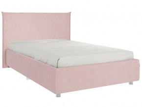 Кровать Квест 1200 велюр нежно-розовый в Дегтярске - degtyarsk.magazinmebel.ru | фото