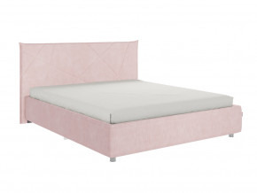 Кровать Квест 1600 велюр нежно-розовый в Дегтярске - degtyarsk.magazinmebel.ru | фото - изображение 1