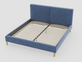 Кровать Линси 1200 синий в Дегтярске - degtyarsk.magazinmebel.ru | фото - изображение 1