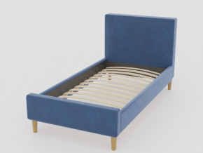 Кровать Линси 900 синий в Дегтярске - degtyarsk.magazinmebel.ru | фото
