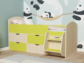 Кровать Малыш-7 Дуб-лайм в Дегтярске - degtyarsk.magazinmebel.ru | фото