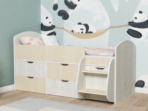 Кровать Малыш-7 Винтербер-Дуб в Дегтярске - degtyarsk.magazinmebel.ru | фото