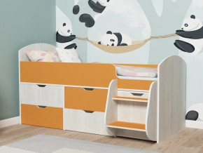 Кровать Малыш-7 Винтербер-Оранжевый в Дегтярске - degtyarsk.magazinmebel.ru | фото