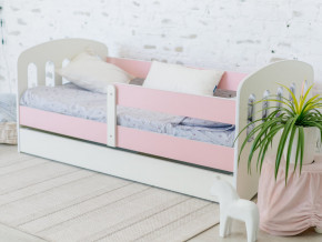 Кровать Малыш с ящиком розовый в Дегтярске - degtyarsk.magazinmebel.ru | фото