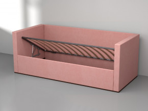 Кровать мягкая с подъёмным механизмом арт. 030 розовый в Дегтярске - degtyarsk.magazinmebel.ru | фото - изображение 2