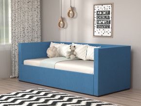 Кровать мягкая с подъёмным механизмом арт. 030 синий в Дегтярске - degtyarsk.magazinmebel.ru | фото