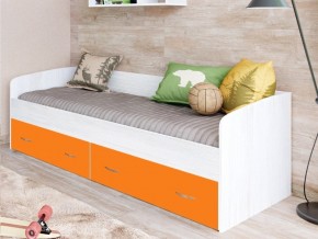 Кровать с выкатными ящиками Винтерберг, оранжевый в Дегтярске - degtyarsk.magazinmebel.ru | фото - изображение 1