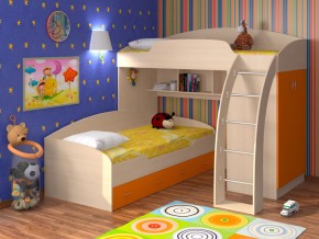 Кровать Соня 1+2 Оранжевый в Дегтярске - degtyarsk.magazinmebel.ru | фото - изображение 1