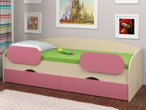 Кровать Соня 2 дуб молочный-розовый в Дегтярске - degtyarsk.magazinmebel.ru | фото - изображение 2